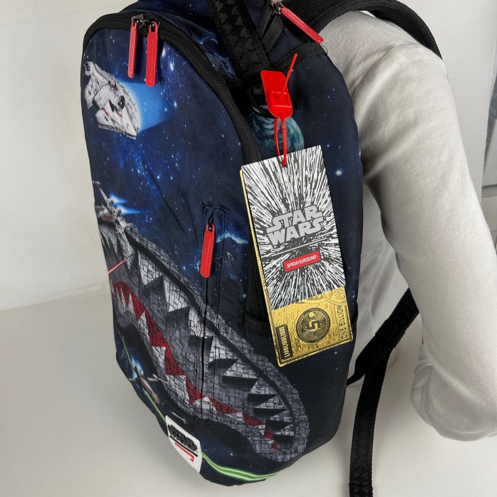 New Sprayground Star Wars Death Shark DLXV Backpack - Picture 4 of 11